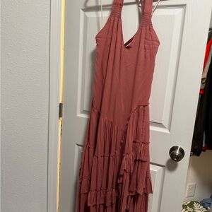 Free people pink maxi dress